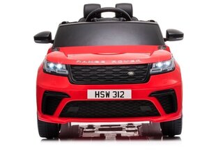 Kahekohaline laste elektriauto Range Rover, lakitud punane цена и информация | Электромобили для детей | kaup24.ee