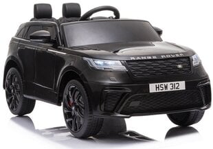 Kahekohaline laste elektriauto Range Rover, lakitud must цена и информация | Электромобили для детей | kaup24.ee