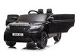 Kahekohaline laste elektriauto Range Rover, lakitud must hind ja info | Laste elektriautod | kaup24.ee