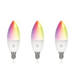 Nutipirn Deltaco Smart Home LED, E14, 5W, 220-240V, RGB, 3tk. hind ja info | Lambipirnid, lambid | kaup24.ee