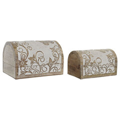 Kast DKD Home Decor Shabby Chic, 2 tk hind ja info | Hoiukastid ja -korvid | kaup24.ee