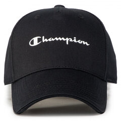 Спортивная кепка Champion Script Logo, чёрная S6438326 цена и информация | Мужские шарфы, шапки, перчатки | kaup24.ee