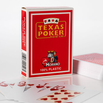 Пластиковые игральные карты Modiano texas Poker 100%  цена и информация | Азартные игры | kaup24.ee