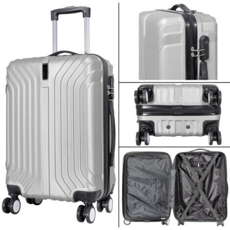 Reisikohver Palma silver 67x44x26cm hind ja info | Kohvrid, reisikotid | kaup24.ee