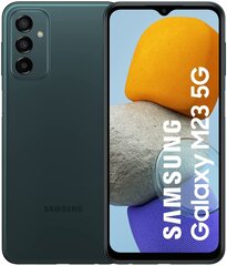 Samsung Galaxy M23 5G 4/128GB Dual SIM SM-M236BZGGEUE Green hind ja info | Telefonid | kaup24.ee