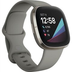 Fitbit Sense, Sage/ Silver Stainless Steel цена и информация | Смарт-часы (smartwatch) | kaup24.ee