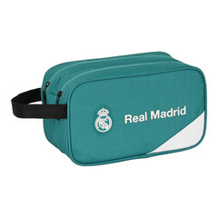 Lastekott Real Madrid C.F. Valge Türkiis-Roheline (26 x 15 x 12.5 cm) hind ja info | Koolikotid, sussikotid | kaup24.ee