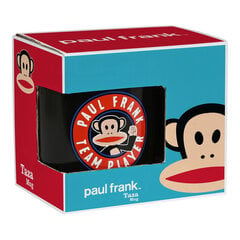 Velika Šalica Paul Frank Team player Keraamiline tass, Must (350 ml) hind ja info | Klaasid, tassid ja kannud | kaup24.ee