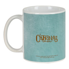 Керамическая кружка Mug Catrinas Claire, noelia y lila, синяя (350 мл) цена и информация | Стаканы, фужеры, кувшины | kaup24.ee