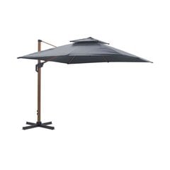 Зонт уличный Romа M, серый цена и информация | Зонты, маркизы, стойки | kaup24.ee