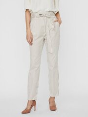 Брюки женские Vero Moda L30 10216701*01, белые/бежевые 5714506122061 цена и информация | Женские брюки | kaup24.ee