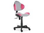Офисное кресло Q-G2, розовое / серое