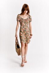 Женское платье Molly Bracken LA1035AE*01, оранжевое/белое 3542914340768 цена и информация | Платья | kaup24.ee