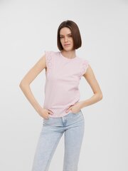 Vero Moda naiste särk 10259908*04, roosa 5715214027112 цена и информация | Женские футболки | kaup24.ee