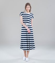 Женское платье ONLY 15257472*01, белое/тёмно-синее 5715224301172 цена и информация | Платья | kaup24.ee