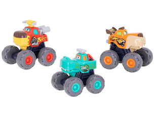 Autokomplekt - Monster Truck, 3 tk HOLA цена и информация | Игрушки для мальчиков | kaup24.ee