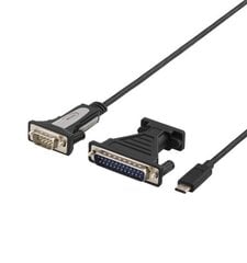 Deltaco, USB-C/RS-232/DE9, 1.5 м цена и информация | Кабели и провода | kaup24.ee