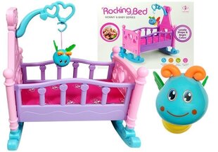 Roosa nukuhäll koos kõristiga hind ja info | Tüdrukute mänguasjad | kaup24.ee