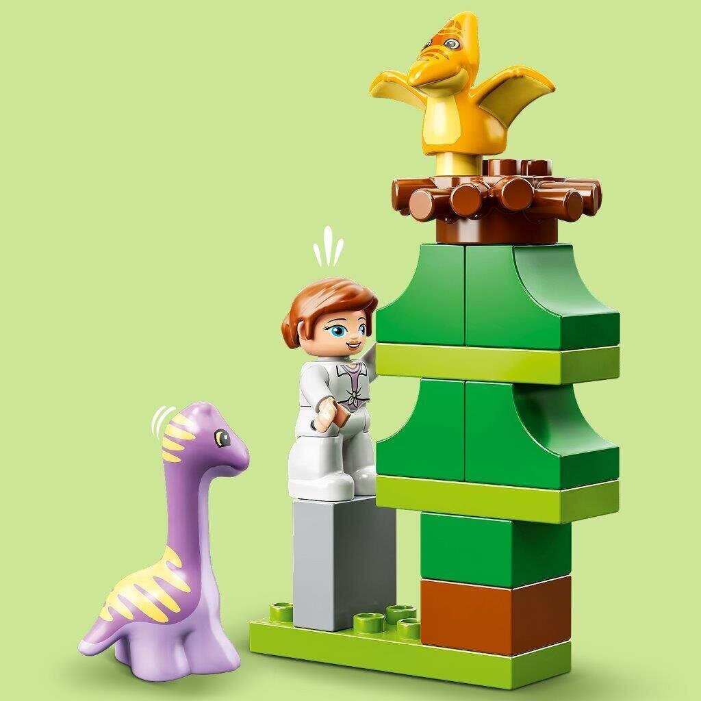 10938 LEGO® DUPLO Dinosauruste lasteaed цена и информация | Klotsid ja konstruktorid | kaup24.ee