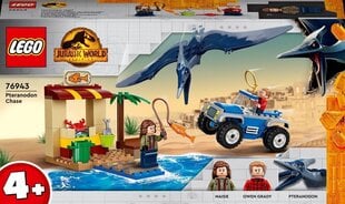 76943 LEGO® Jurassic World Погоня за птеранодоном цена и информация | Конструкторы и кубики | kaup24.ee