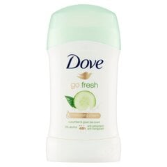 Pulkdeodorant Dove Go Fresh 40 ml hind ja info | Dove Kosmeetika, parfüümid | kaup24.ee