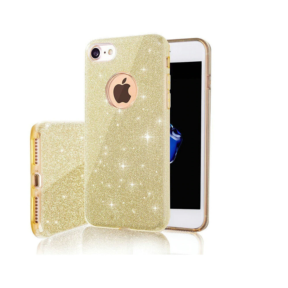 Glitter 3in1 case, telefonile iPhone 12 / iPhone 12 Pro, kuldne hind ja info | Telefoni kaaned, ümbrised | kaup24.ee