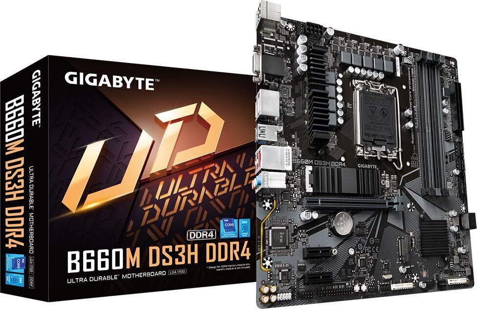 Emaplaat Gigabyte B660M DS3H DDR4 hind ja info | Emaplaadid | kaup24.ee