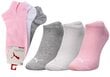 Sokid Puma, 3 paari, roosa, hall, valge, 907374 18 28323 hind ja info | Poiste sukkpüksid ja sokid | kaup24.ee