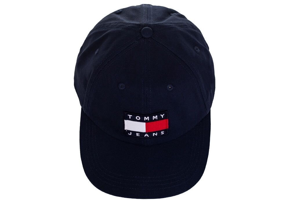 Pesapallimüts Tommy Hilfiger TJM HERITAGE CAP, tumesinine, AM0AM07531 C87 37939 цена и информация | Meeste sallid, mütsid ja kindad | kaup24.ee