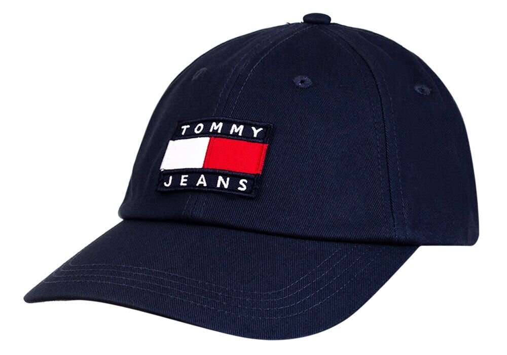 Pesapallimüts Tommy Hilfiger TJM HERITAGE CAP, tumesinine, AM0AM07531 C87 37939 цена и информация | Meeste sallid, mütsid ja kindad | kaup24.ee