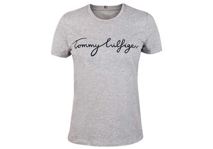 Naiste T-särk Tommy Hilfiger Heritage Crew Neck Graphic Tee Grey WW0WW24967 039 26051 hind ja info | Naiste T-särgid | kaup24.ee