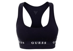 Женский бюстгальтер Guess Aline Top Eco Stretch Black O1GA44KABR0 JBLK 25933 цена и информация | Спортивные бюстгальтеры | kaup24.ee