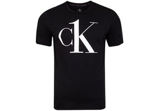 Meeste T-särk Calvin Klein S/S CREW NECK BLACK 000NM1903E 3WX 25646 hind ja info | Meeste T-särgid | kaup24.ee