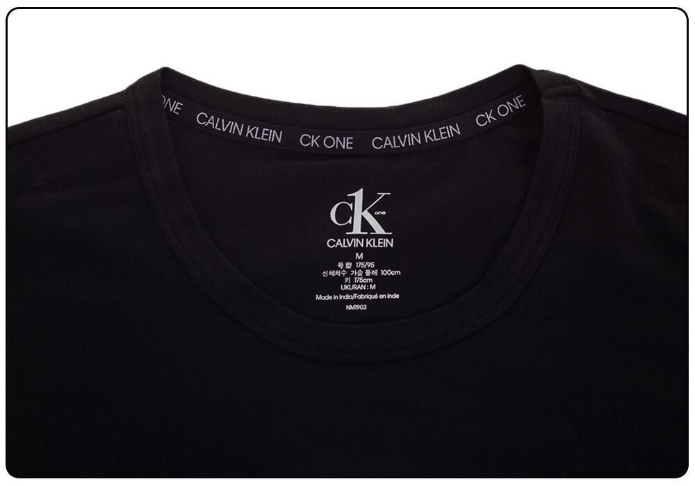 Meeste T-särk Calvin Klein S/S CREW NECK BLACK 000NM1903E 3WX 25646 hind ja info | Meeste T-särgid | kaup24.ee
