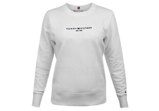 Женская толстовка Tommy Hilfiger TH ESS HILFIGER C-NK SWEATSHIRT WHITE WW0WW28220 YBR 25586 цена и информация | Женские кофты | kaup24.ee