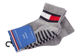 Детские носки Tommy Hilfiger, 2 пары GREY 100002319 002 25573 цена и информация | Носки, колготки для мальчиков | kaup24.ee