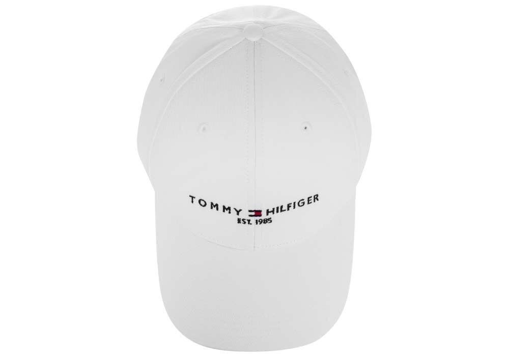 Nokamüts Tommy Hilfiger TH ESTABLISHED CAP, valge, AM0AM07352 YCF 37841 hind ja info | Meeste sallid, mütsid ja kindad | kaup24.ee