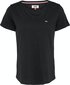 Tommy Hilfiger naiste T-särk T-SHIRT TJW SOFT JERSEY TEE, must DW0DW06901 BDS 41804 цена и информация | Naiste T-särgid, topid | kaup24.ee