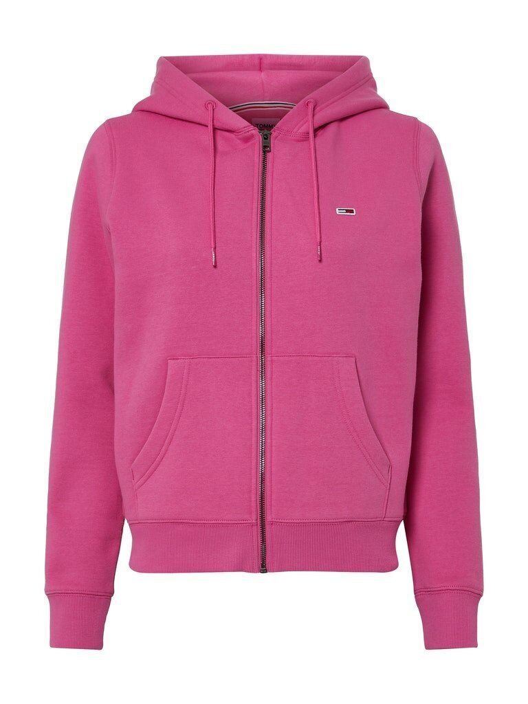 Tommy Hilfiger naiste dressipluus TJW REGULAR HOODIE ZIP THROUGH, fuksia DW0DW10135 VTC 41685 hind ja info | Naiste kampsunid | kaup24.ee