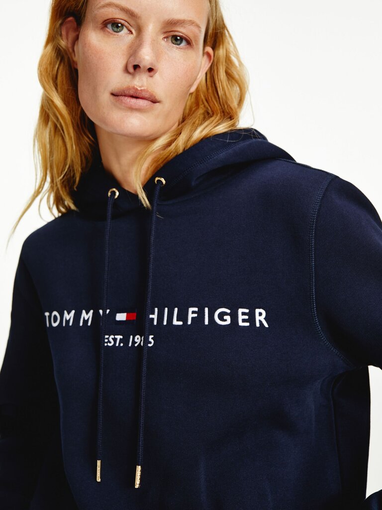 Tommy Hilfiger naiste dressipluus HERITAGE HILFIGER HOODIE LS, tumesinine WW0WW31998 DW5 42150 hind ja info | Naiste kampsunid | kaup24.ee