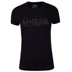 Женская футболка Guess SS CN ASTRELLE TEE, черная W2RI00J1311 JBLK 41936 цена и информация | Женские футболки | kaup24.ee