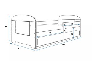 детская кроватка BMS94B цена и информация | Детские кровати | kaup24.ee