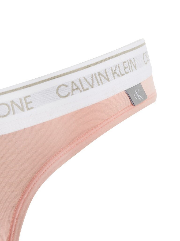Calvin Klein naiste stringid THONG THONG (AVERAGE), roosa, 000QF5733E TJU 42109 цена и информация | Naiste aluspüksid | kaup24.ee