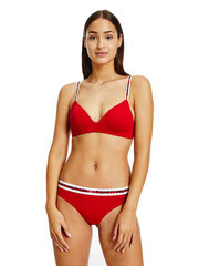 Женские трусики - стринги Tommy Hilfiger THONG, красные UW0UW02458 XLG 41819 цена и информация | набор из 3 хлопковых женских трусиков с рисунком | kaup24.ee