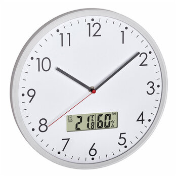 Аналоговые настенные часы с цифровым термометром и гигрометром TFA 60.3048 цена и информация | Часы | kaup24.ee