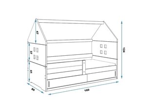 Lastevoodi BMS199BZA цена и информация | Детские кровати | kaup24.ee