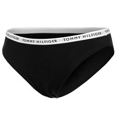 Женские трусики - бикини Tommy Hilfiger, 3 пары, черные UW0UW02828 0R7 42055 цена и информация | набор из 3 хлопковых женских трусиков с рисунком | kaup24.ee