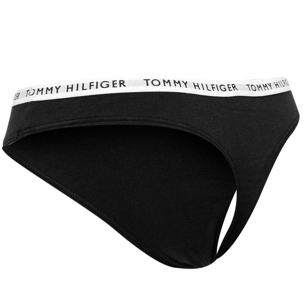 Tommy Hilfiger naiste aluspüksid, 3 paari, THONG, must UW0UW02829 0R7 42160 цена и информация | Naiste aluspüksid | kaup24.ee
