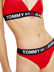 Женские трусики - стринги TOMMY HILFIGER THONG, красные UW0UW02823 XLG 42210 цена и информация | Трусики | kaup24.ee