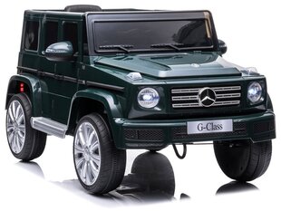 Электромобиль детский Mercedes G500 зеленый цена и информация | Электромобили для детей | kaup24.ee